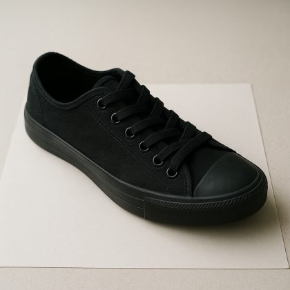 Sneaker tela nera